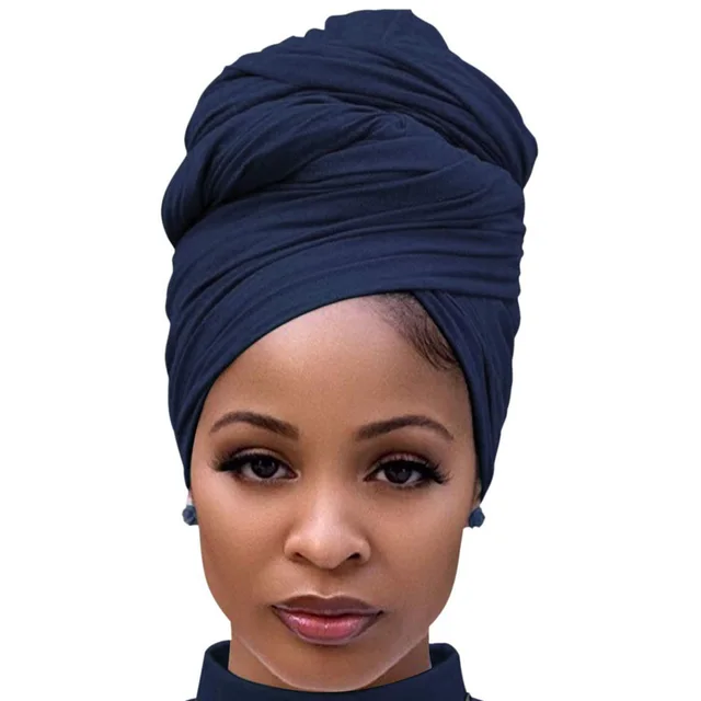 Fashion Shawl All matching Fashion Multicolor Milk Silk Tam o' shanter Navy Blue 21098 - Shop at LoveMi