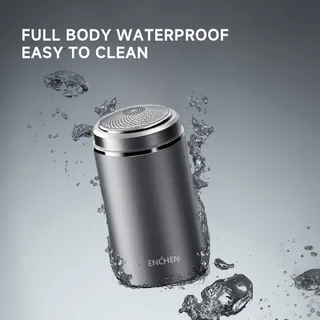 Silver Gray Mini-portable Shaver - English Version
