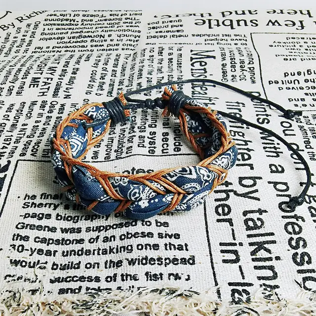 Colorful Ropes Carrying Strap D200 Ethnic Style Woven Bracelet Style 5 - Shop at LoveMi