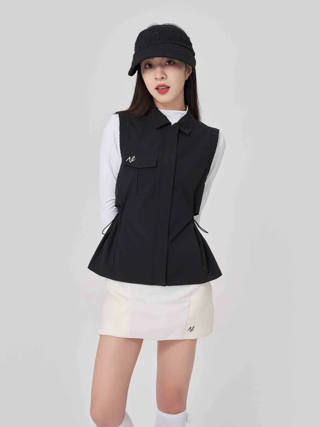 Simple Waist Trimming Fashion Coat Black - Shop at LoveMi