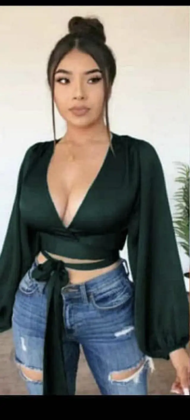 Lace up Satin Top All matching Green - Shop at LoveMi