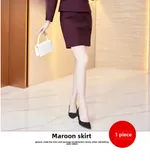 Purplish Red Skirt