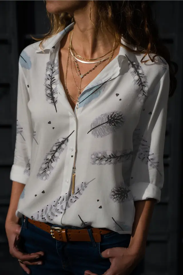 Fashion Digital Printing Long sleeved Shirt Love Nz240111 - Shop at LoveMi
