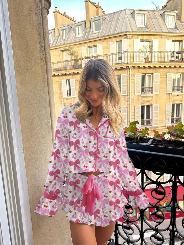 Casual Loose Home Wear Suit Pink - Shop at LoveMi