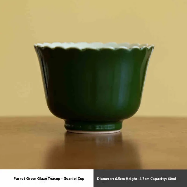 Handmade Ceramic Kung Fu Tea Home Tea Set Guanlei Cup - Shop at LoveMi