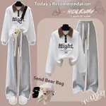 White K10 Gray Pants