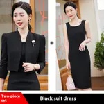 Black Suit With Dress
