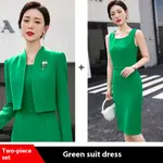 Green Suit With Dress