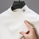Thick Warm T-shirt Brushed Inner Wear - White