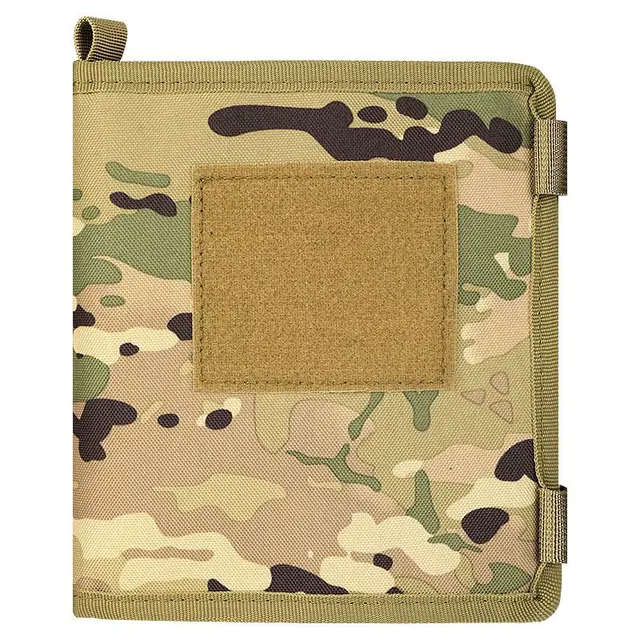 Nylon Waterproof Map Pocket Diary Pencil Case Outdoor Camouflage Oxford Cloth Matcha - Shop at LoveMi