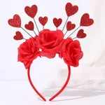 Red Heart Headband Accessories Three-dimensional - 10 Hearts