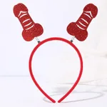 Red Heart Headband Accessories Three-dimensional - No11 Gold Powder Dick
