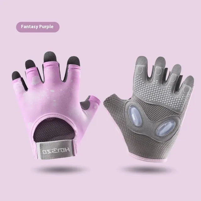 Fitness Gloves Women's Anti cocoon Non slip Equipment Jsoa Dream Purple - Shop at LoveMi