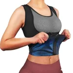 Pu Blue Women'S Zipper Vest