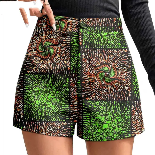 African Duplex Printing Batik Shorts 714Style - Shop at LoveMi