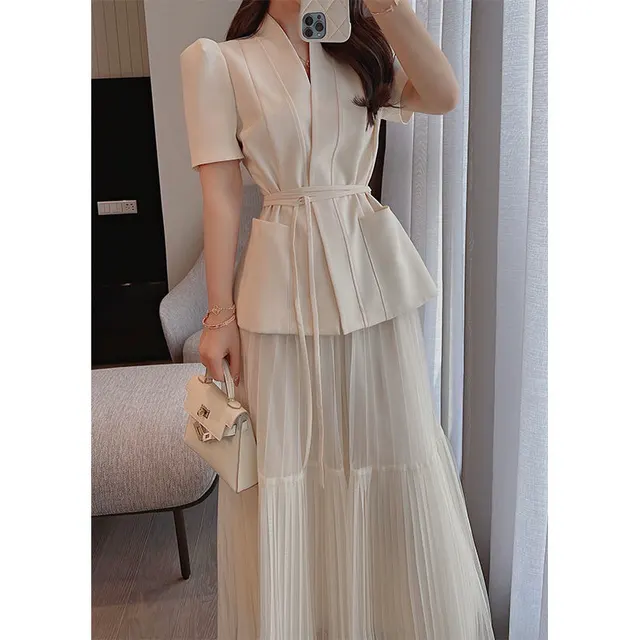 Style Classic Style Suit Skirt Two piece Suit All matching Suit - Shop at LoveMi