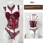 Purplish Red Suit