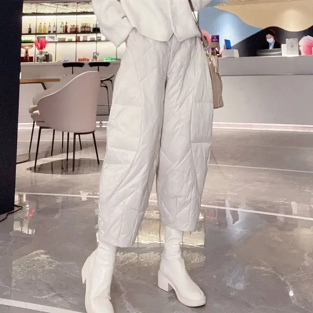 Fashion Loose Casual All matching Pants Women White - Shop at LoveMi