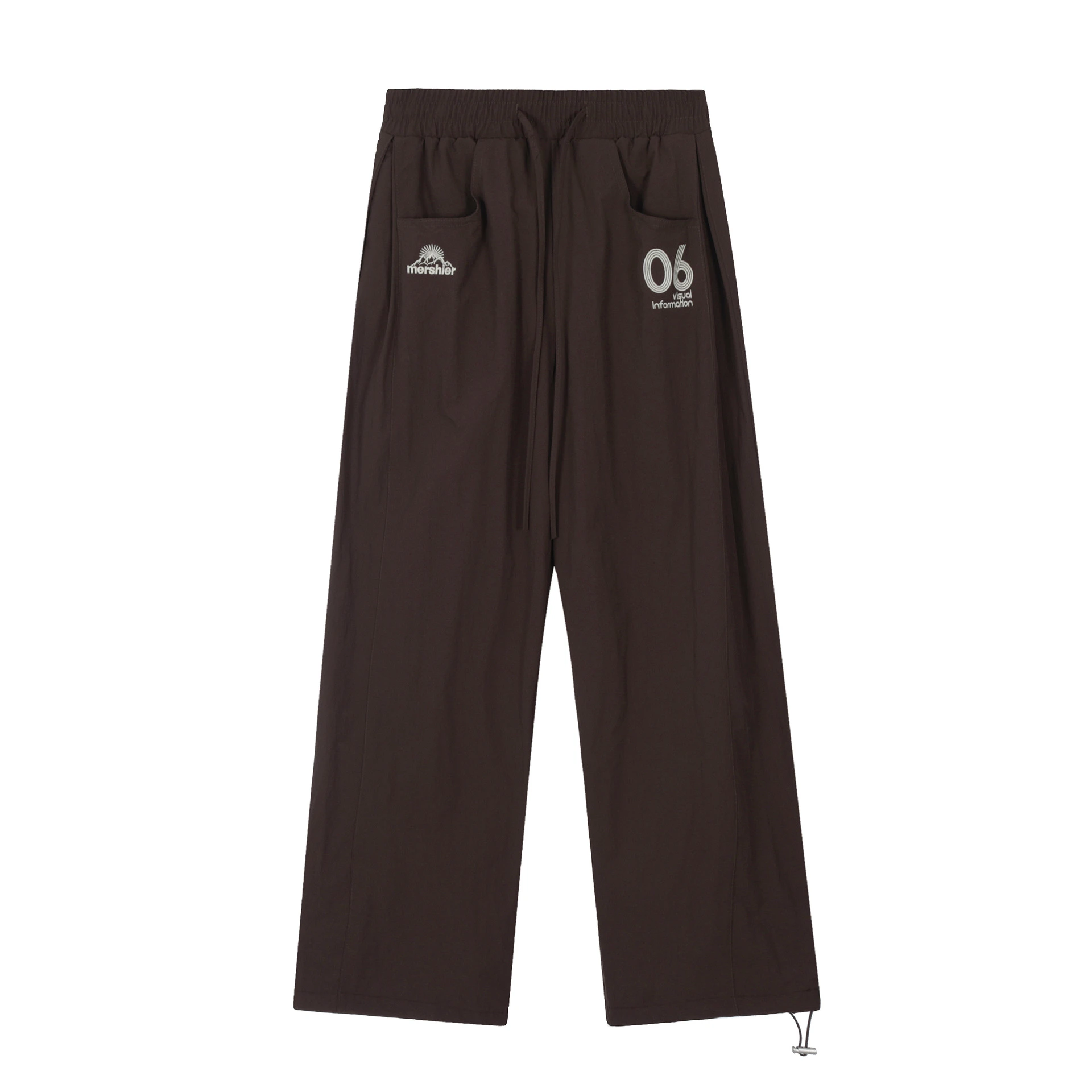 American Retro Casual Pants Men And Women - Brown