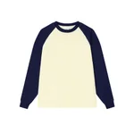 Beige Apricot Navy Blue