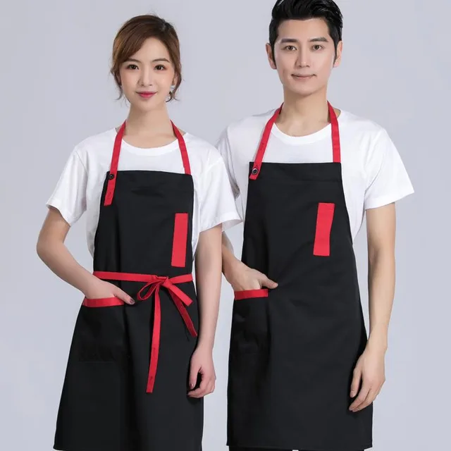 Restaurant Restaurant Kitchen Fashion Antifouling Clothing Apron Overalls Black - Shop at LoveMi