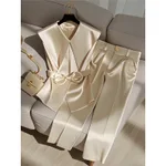 Champagne Top Pants
