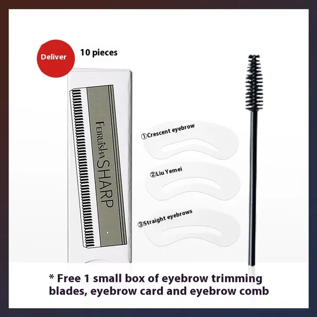 Line Drawing Waterproof Sweat proof Non fading Brushed Natural Eyebrow Pencil Eyebrow Pencil Three Pcs - Shop at LoveMi