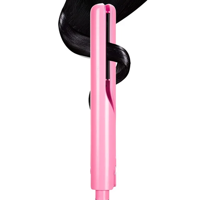 Portable Home Curl Or Straighten Hair Inside Buckle Curler Pink - Shop at LoveMi