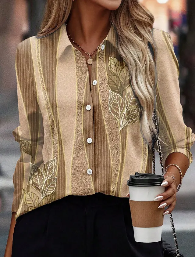 Elegant Women's Loose Long Sleeve Shirt 4Style - Shop at LoveMi
