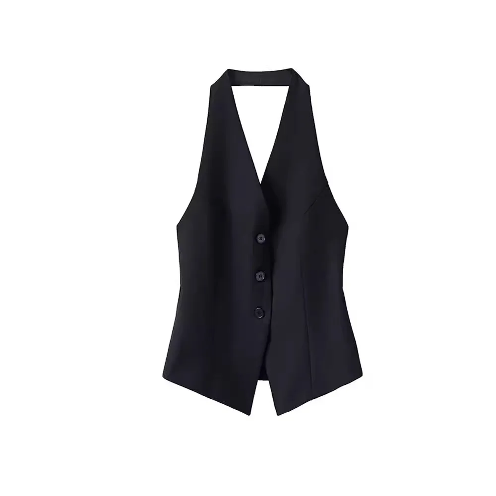 Halter Suit Vest Sleeveless Vest For Women - Halterneck Vest