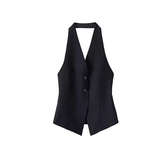 Halter Suit Vest Sleeveless Vest For Women Halterneck Vest - Shop at LoveMi