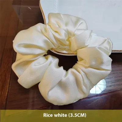 Mulberry Silk Silk Hair Band Accessories Ponytail And Updo Beige - Shop at LoveMi