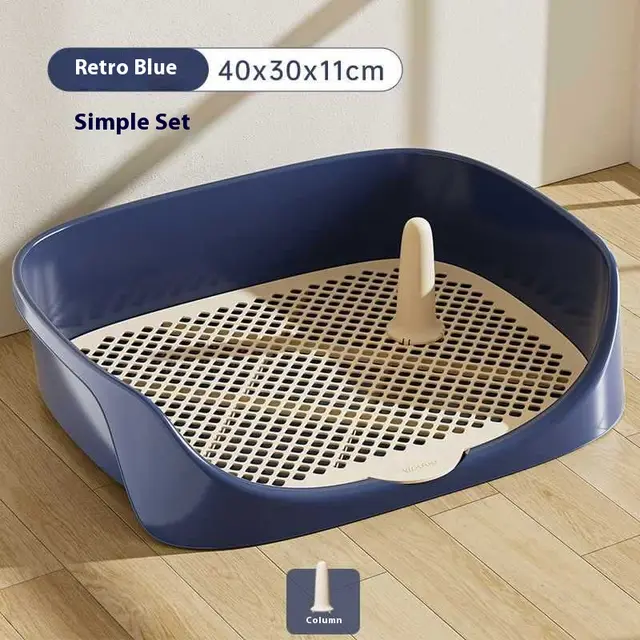 Dog Toilet Pet Potty Automatic Toilet Retro Blue - Shop at LoveMi