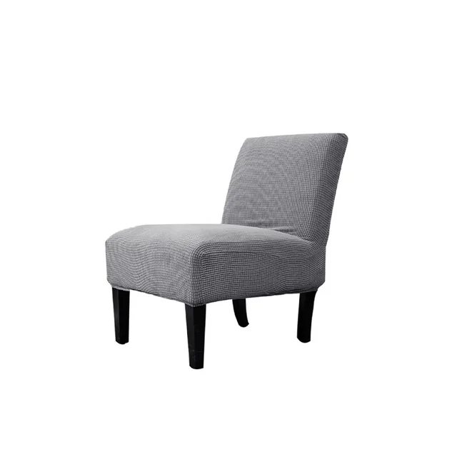 Polar Fleece Fat Stool Chair Cover Simple Restaurant Home Universal Chair Cover Light Gray - Shop at LoveMi