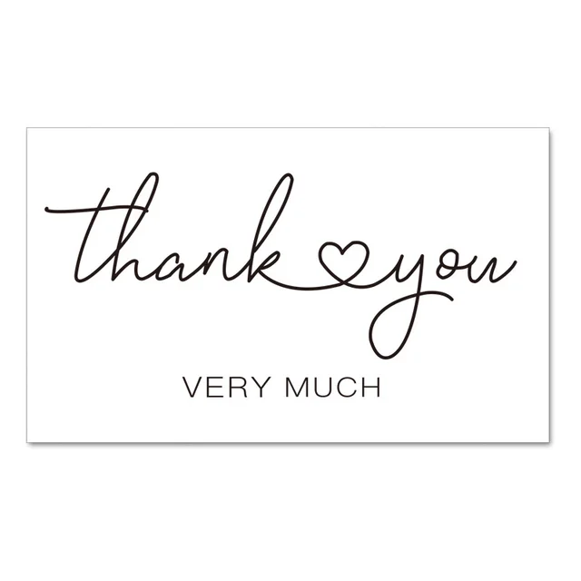Simple Gift Packaging Greeting Coated Paper Card 09 Style - Shop at LoveMi