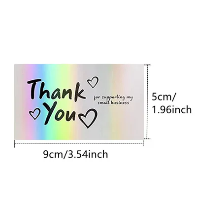 50 Sheetspack Laser Holographic Gift Card Greeting Card Gift T11 Style - Shop at LoveMi