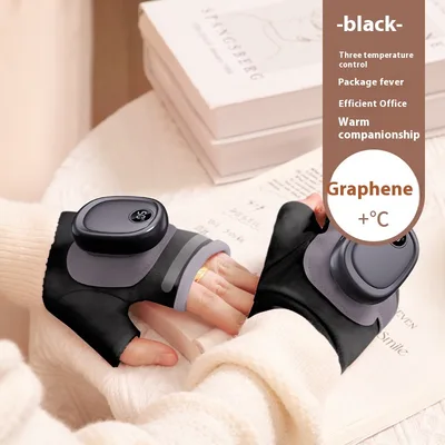 Electric Heating Gloves Rechargeable Cycling Warm Gloves Jazz Black - Shop at LoveMi