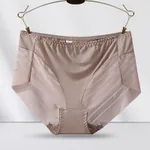 Fashion Hollowed-out Lace Women's Panties - Light Coffee