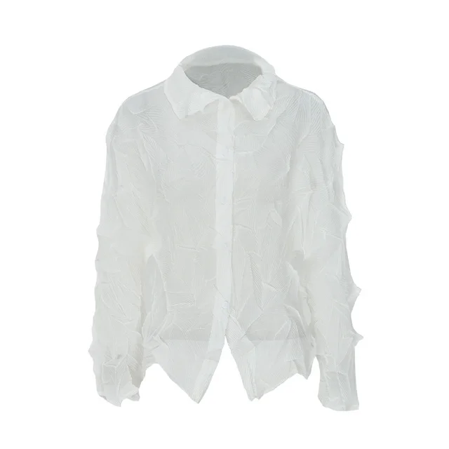 French Style Shirt Top For Women White - Shop at LoveMi