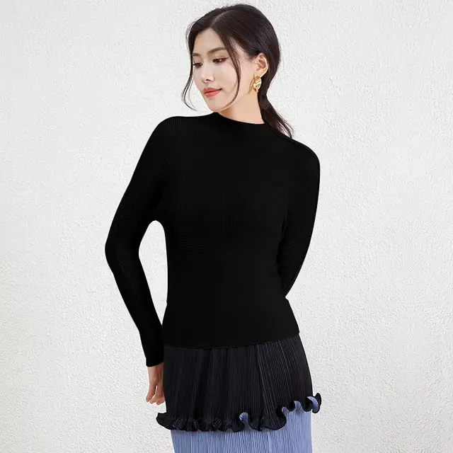 Women's Slim Fit Plus Size Waist controlled Top Black - Shop at LoveMi