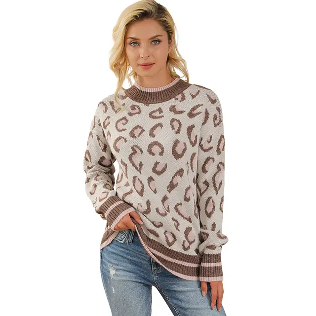 Fashion Casual Versatile Knitted Top Women Lc2723742 Brown - Shop at LoveMi