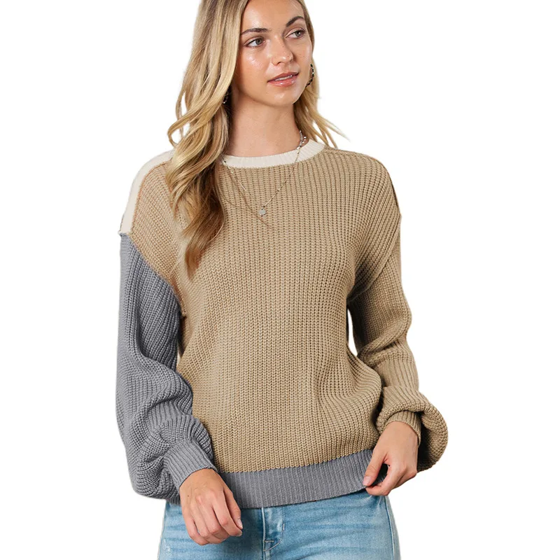 European And American Leisure All match Sweater Lc25314985 Color Xl - Shop at LoveMi