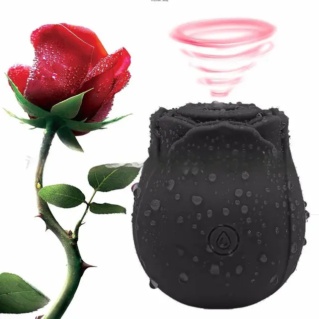 Hot Free Tags Love Each Other Rose Sucking Massager For Women Black - Shop at LoveMi