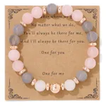 Pink Crystal Gray Agate