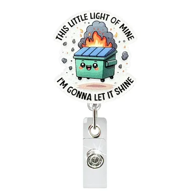 Glitter Acrylic Silly Goose Clip Flame - Shop at LoveMi