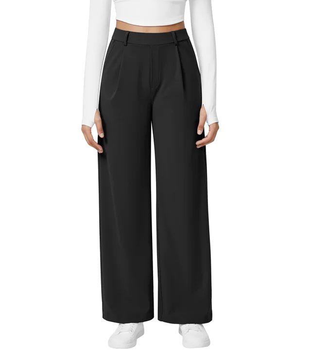 Women's Outdoor Sports And Casual Yoga Trousers Black - Shop at LoveMi