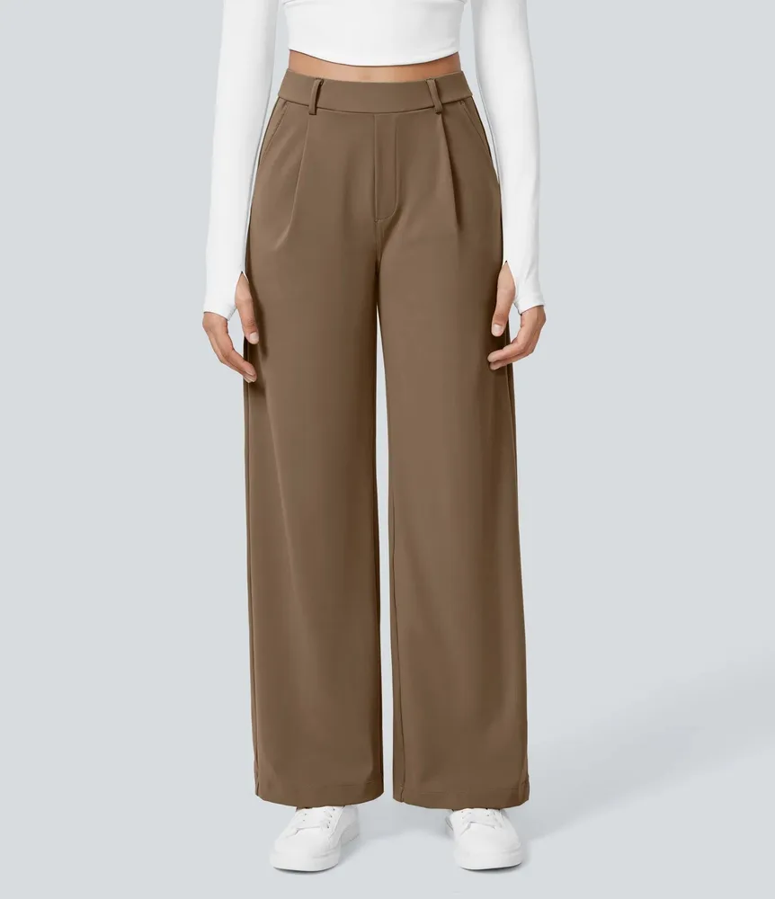Women's Outdoor Sports And Casual Yoga Trousers Camel - Shop at LoveMi