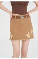 Khaki Short Skirt