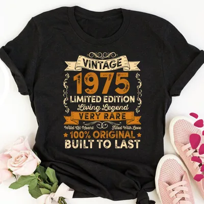 Round Neck Printed Women's T shirt Fashion Short Sleeve Black - Shop at LoveMi