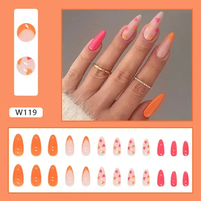 Summer Warm Love Press On Nails Wear Armor W119 Warm Love - Shop at LoveMi
